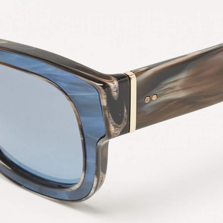 Pre Owned Dolce & Gabbana Blue/Brown DG 4379 Wayfarer Sunglasses