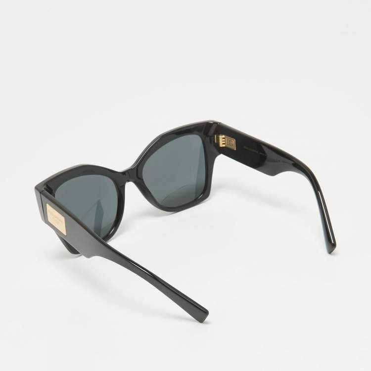 Pre Owned Dolce & Gabbana Black DG4478 Logo Butterfly Sunglasses