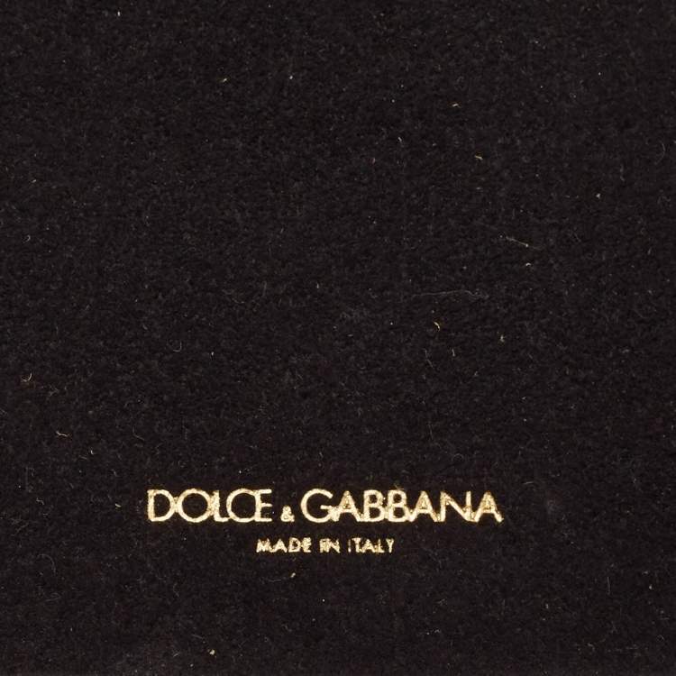Pre Owned Dolce & Gabbana Pink Lizard Embossed Leather Crystals Embellished iPhone 6 Case