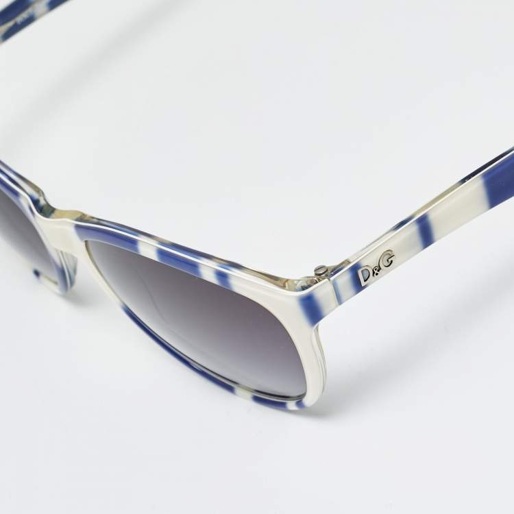 Pre Owned Dolce & Gabbana Blue/Black Gradient DD3091 Wayfarer Sunglasses