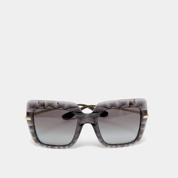 Pre Owned Dolce & Gabbana Black Gradient DG111 Square Sunglasses