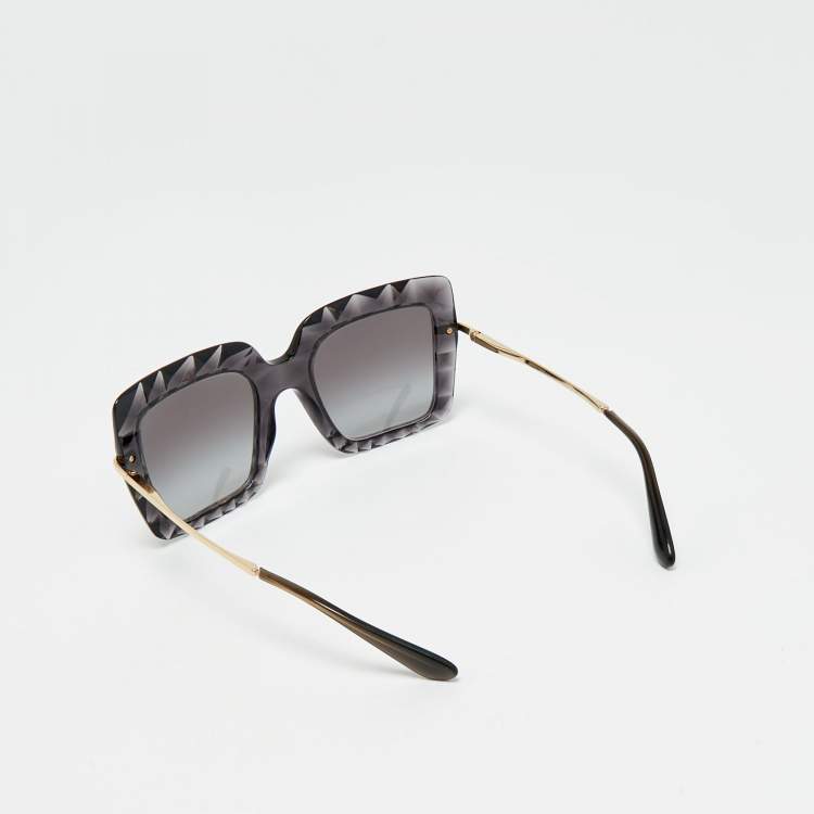 Pre Owned Dolce & Gabbana Black Gradient DG111 Square Sunglasses