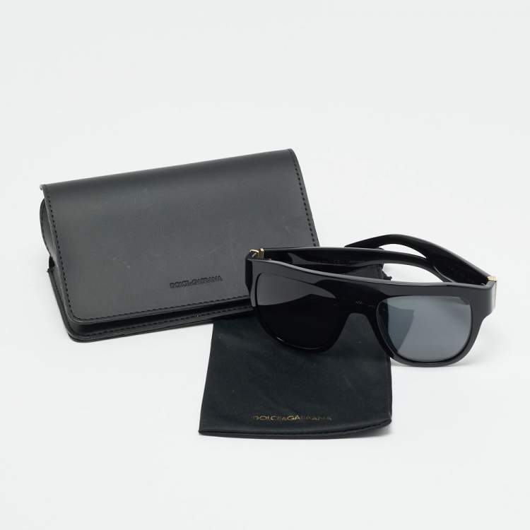 Pre Owned Dolce & Gabbana Black DG4398 Frame Square Sunglasses