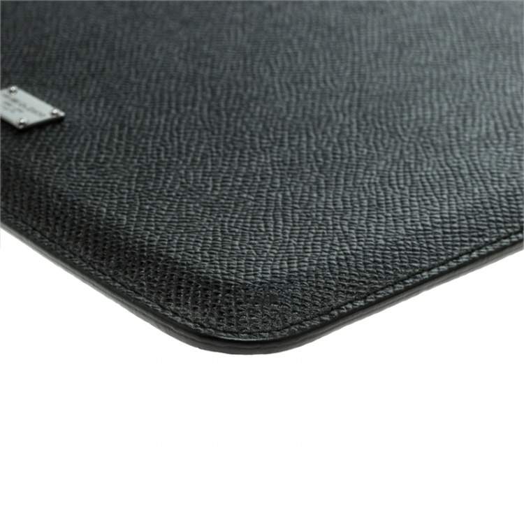 Pre Owned Dolce & Gabbana Black Leather iPad 2 Case