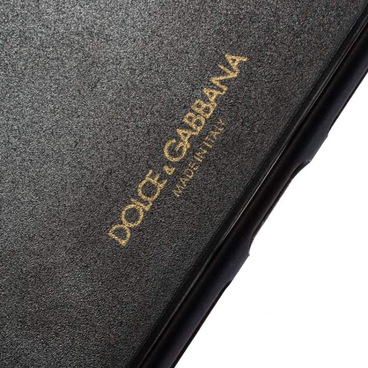 Pre Owned Dolce & Gabbana Black Floral IPhone XS Max Case 