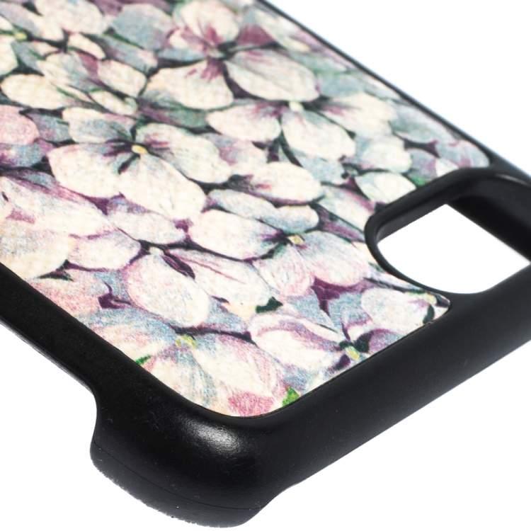 Pre Owned Dolce & Gabbana Multicolor Floral Print Leather iPhone 7 Case