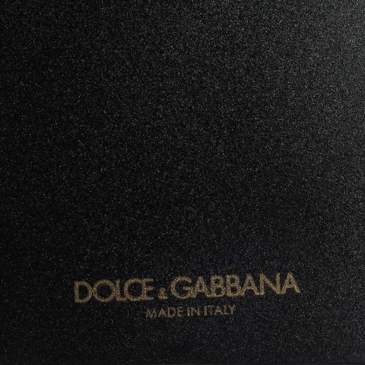 Pre Owned Dolce & Gabbana Multicolor Floral Print Leather Embellished iPhone X Case