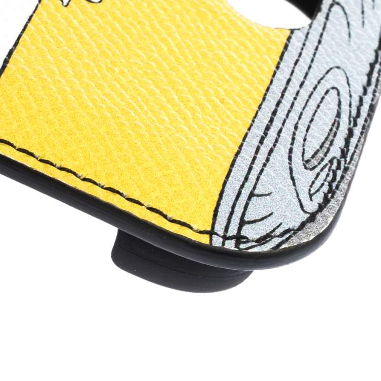 Pre Owned Dolce & Gabbana Multicolor Amore Print Leather iPhone 7 Case