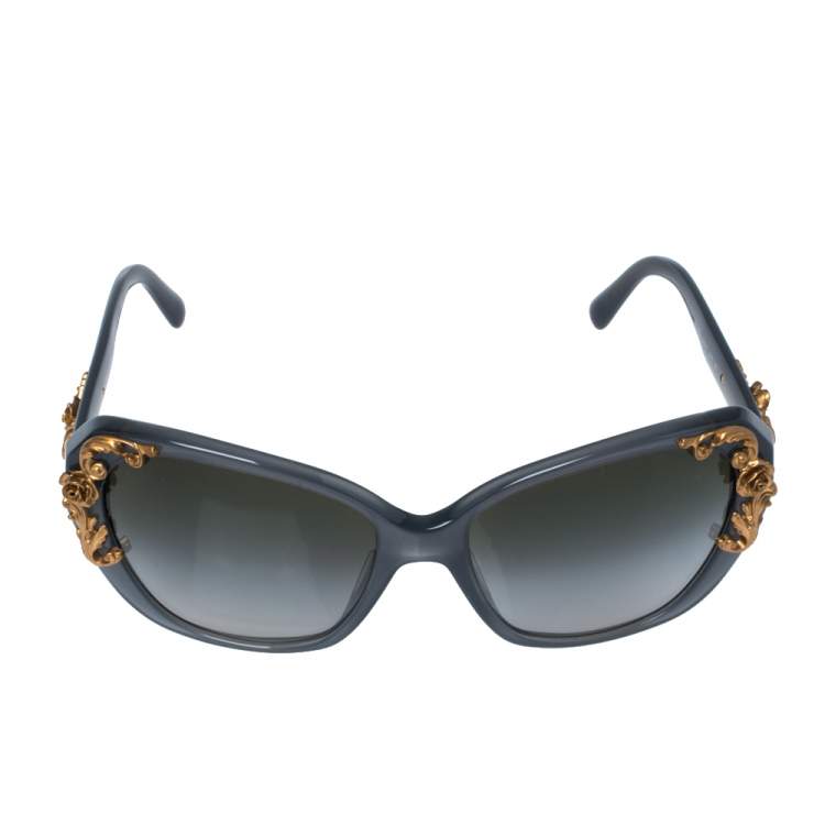 Dolce & Gabbana Grey/ Green Gradient DG4167 Sicilian Baroque Sunglasses  Dolce & Gabbana | TLC