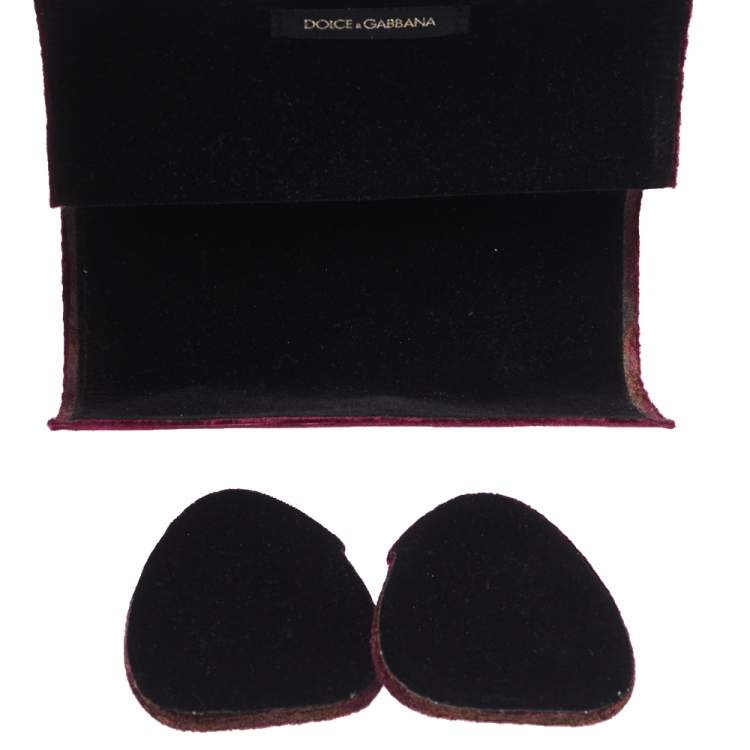 Pre Owned Dolce & Gabbana Black Gradient Sicilian Baroque Sunglasses