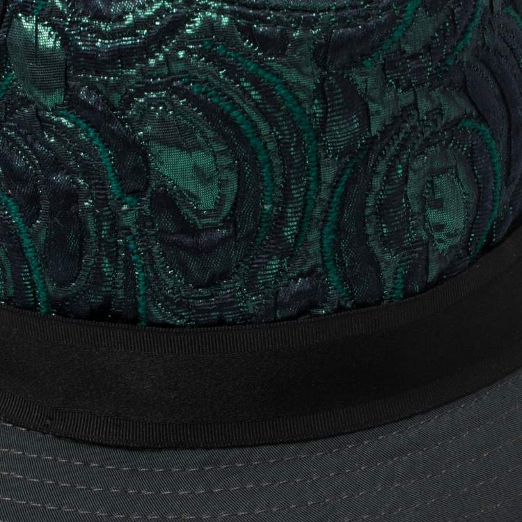 Pre Owned Dolce & Gabbana Bicolor Metallic Jacquard Bucket Hat
