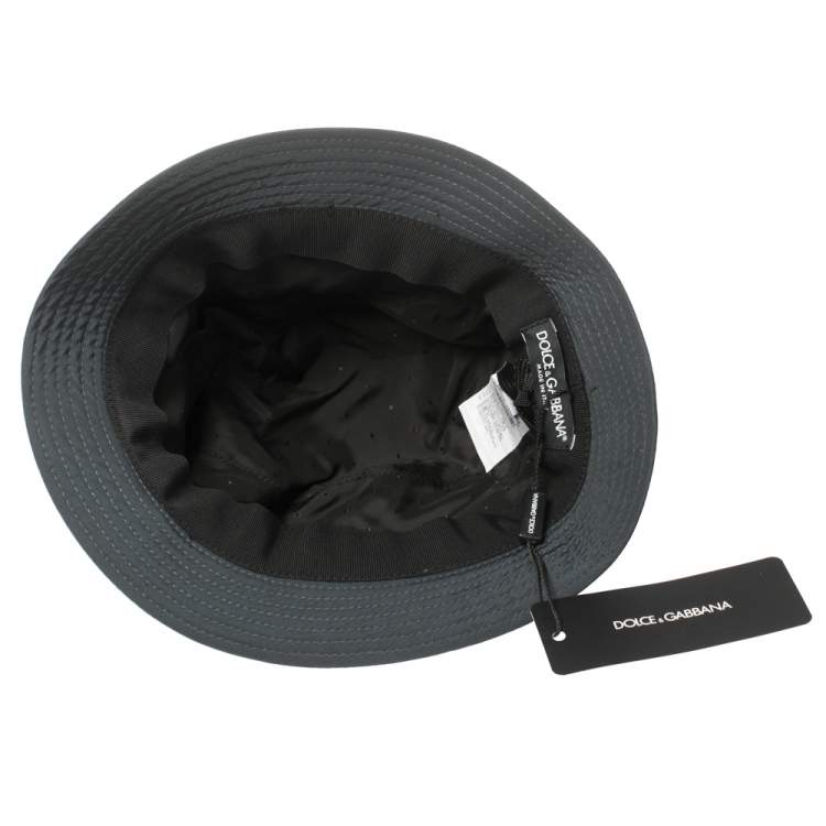 Pre Owned Dolce & Gabbana Bicolor Metallic Jacquard Bucket Hat