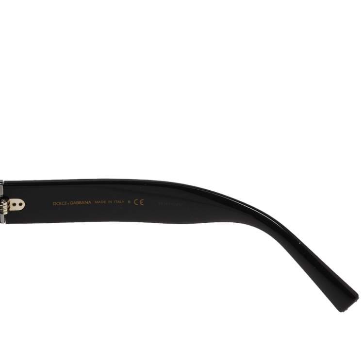 Pre Owned Dolce & Gabbana Black / Smoke DG 4356 Domenico Monolens Sunglasses