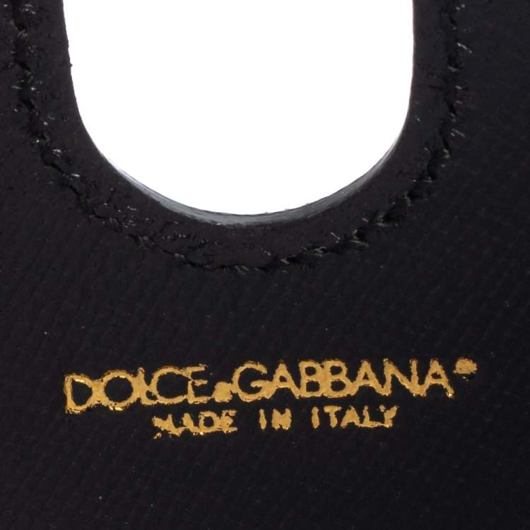 Pre Owned Dolce & Gabbana Copper/Black Leopard Print Coated Canvas P2 Tablet Case