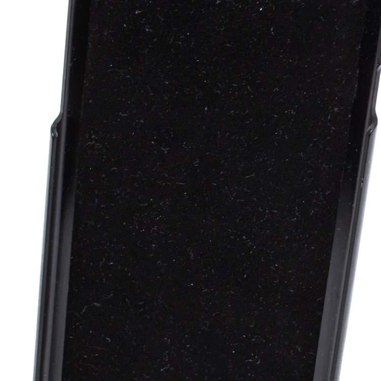 Pre Owned Dolce & Gabbana Black Leather iPhone 7/8 Plus Case