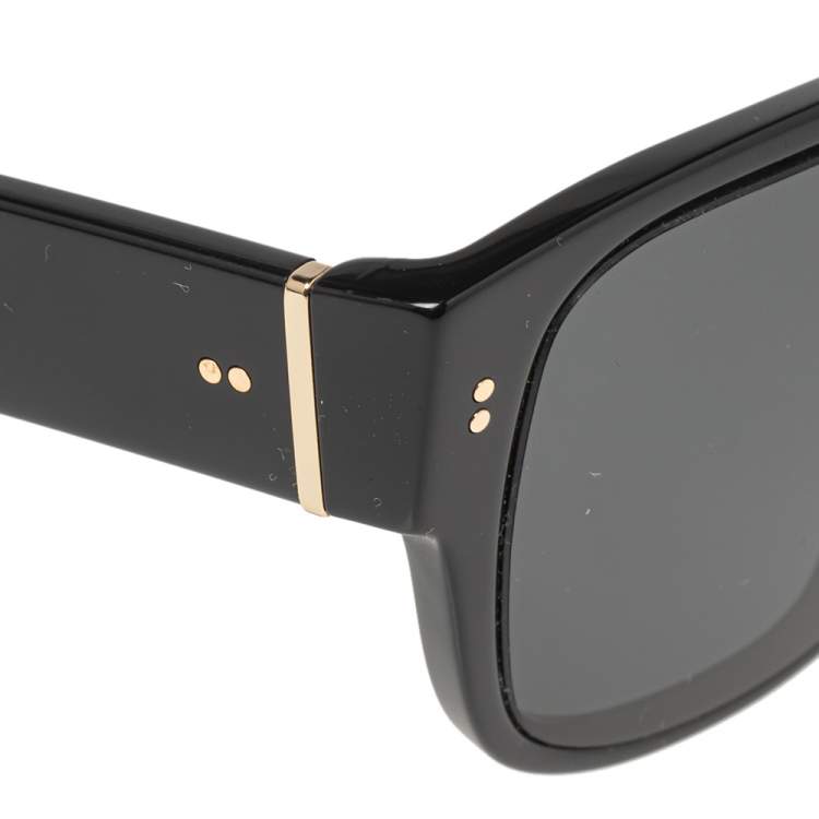 Pre Owned Dolce & Gabbana Black  Acetate DG4356-F Square Sunglasses