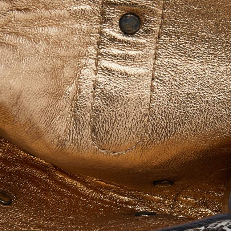 Pre Owned Dolce & Gabbana Brown Snakeskin Embossed Leather Key Chain Bag Charm