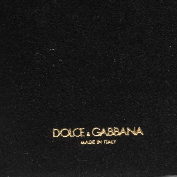 Pre Owned Dolce & Gabbana Pink Leather Mother & Daughter iPhone 6 Case