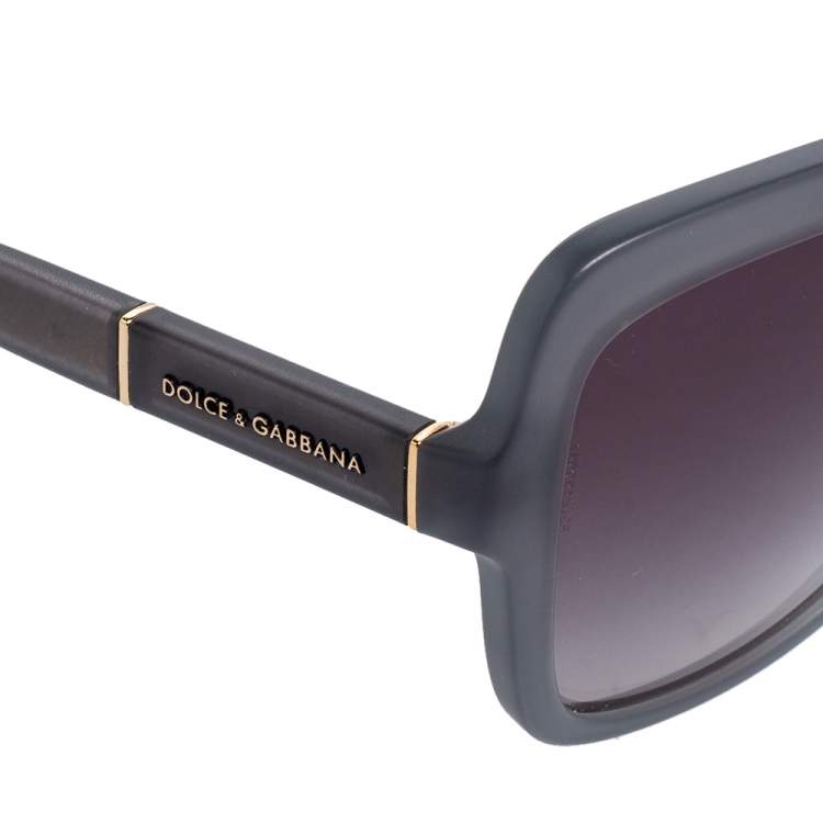 Pre Owned Dolce & Gabbana Grey DG4244 Square Sunglasses