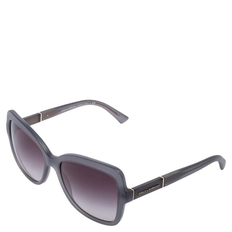 Pre Owned Dolce & Gabbana Grey DG4244 Square Sunglasses