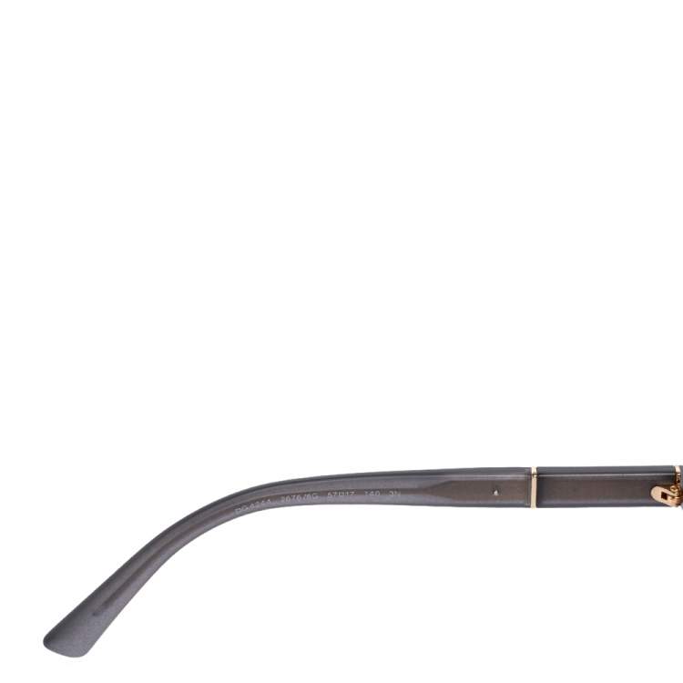 Pre Owned Dolce & Gabbana Grey DG4244 Square Sunglasses