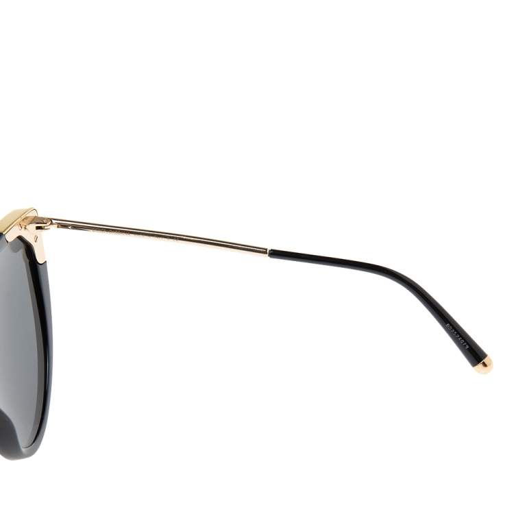 Pre Owned Dolce & Gabbana Black/Grey DG4337 Cat Eye Sunglasses