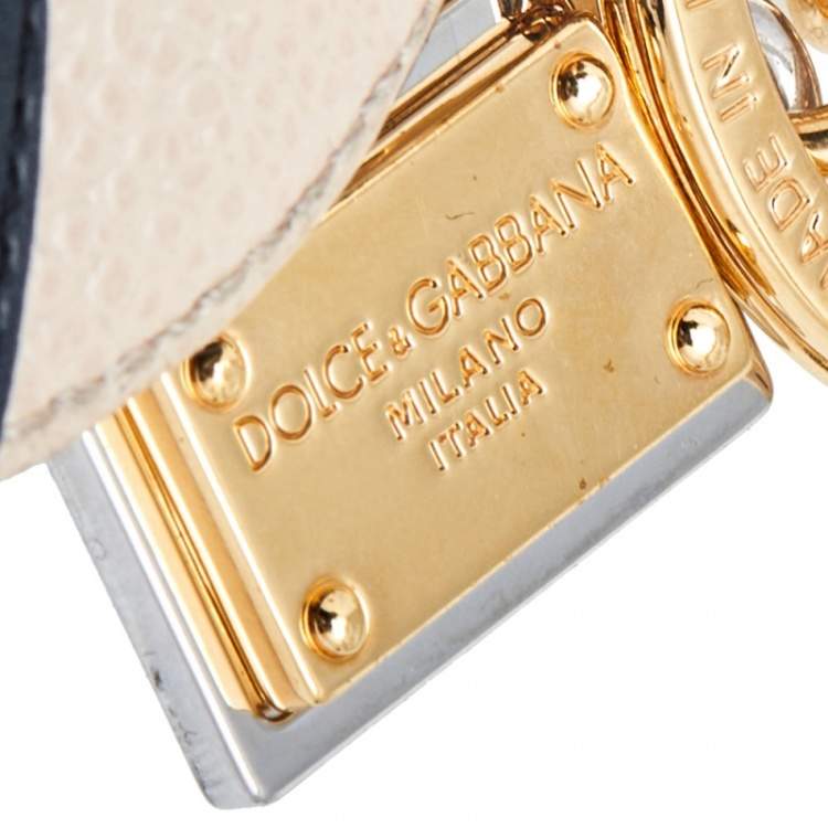 Pre Owned Dolce & Gabbana Face Charm of The Designers Keyring