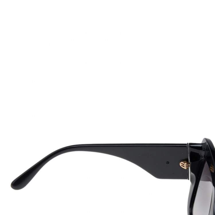 Pre Owned Dolce & Gabbana Black / Grey Gradient DG 4349 Cat Eye Sunglasses