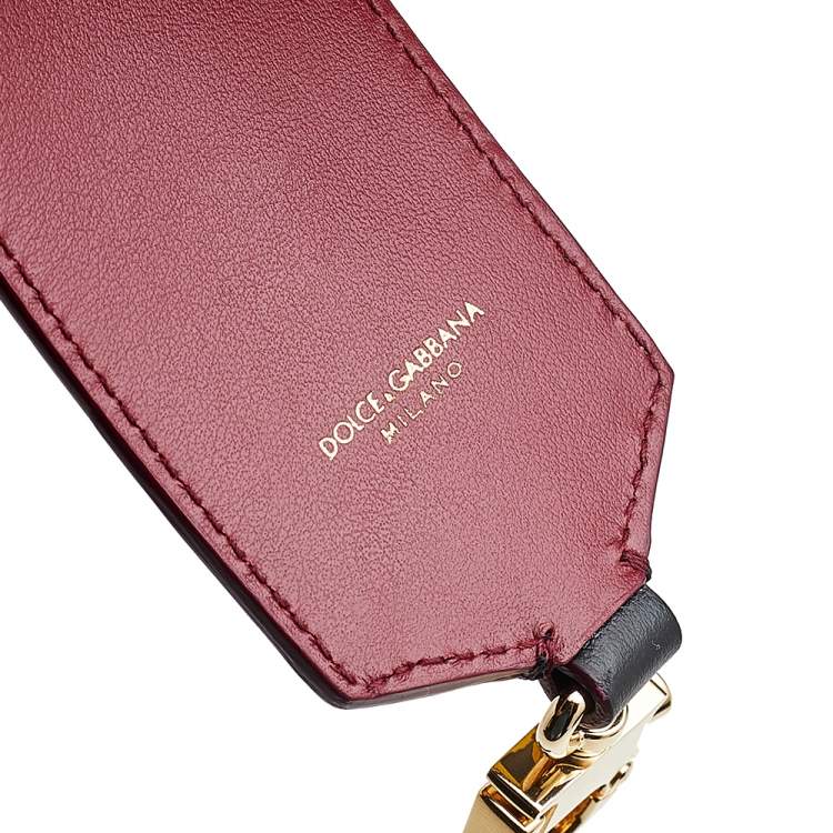 Pre Owned Dolce & Gabbana Multicolor Leather True Loved Shoulder Bag Strap 