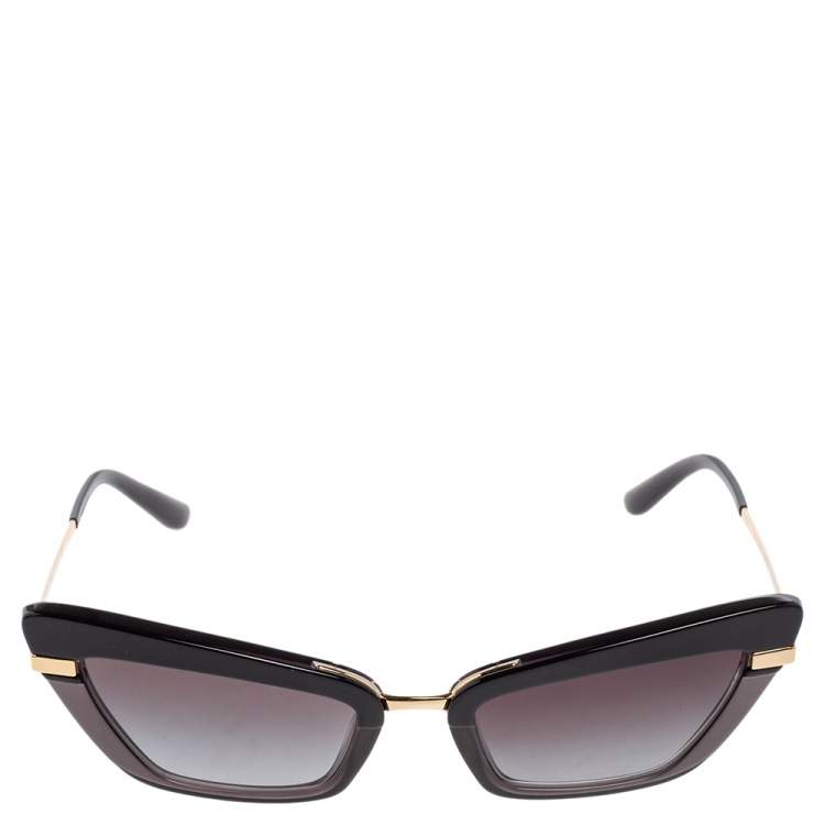 Pre Owned Dolce & Gabbana Black DG4378 Cat Eye Sunglasses