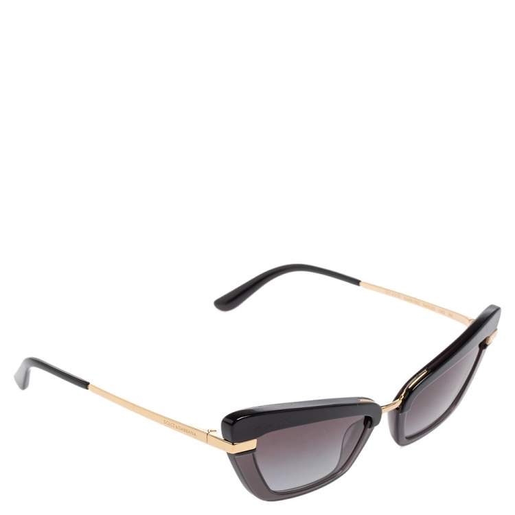 Pre Owned Dolce & Gabbana Black DG4378 Cat Eye Sunglasses