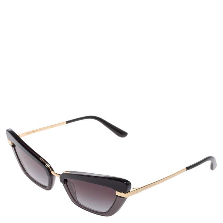 Pre Owned Dolce & Gabbana Black DG4378 Cat Eye Sunglasses