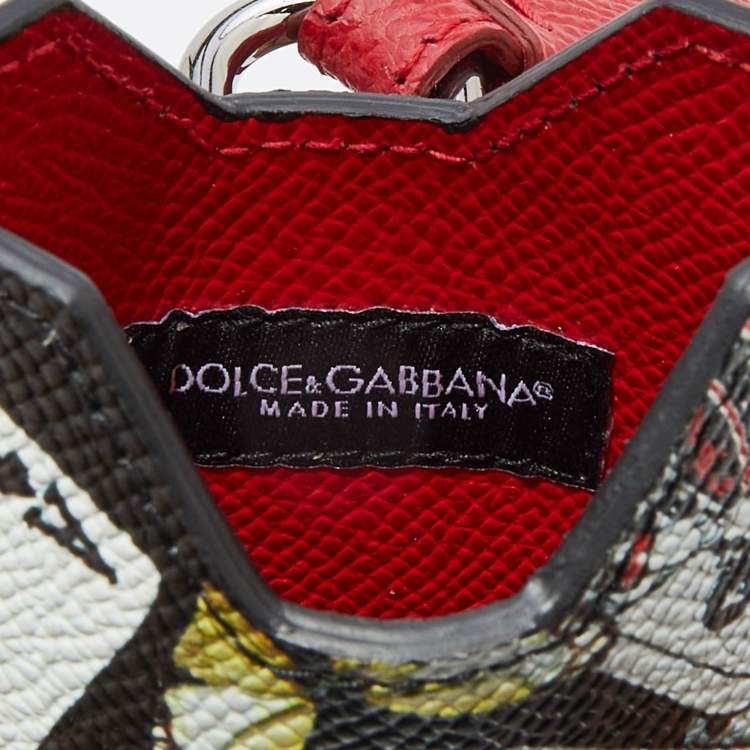 Pre Owned Dolce & Gabbana Multicolor Leather Neck Phone Holder