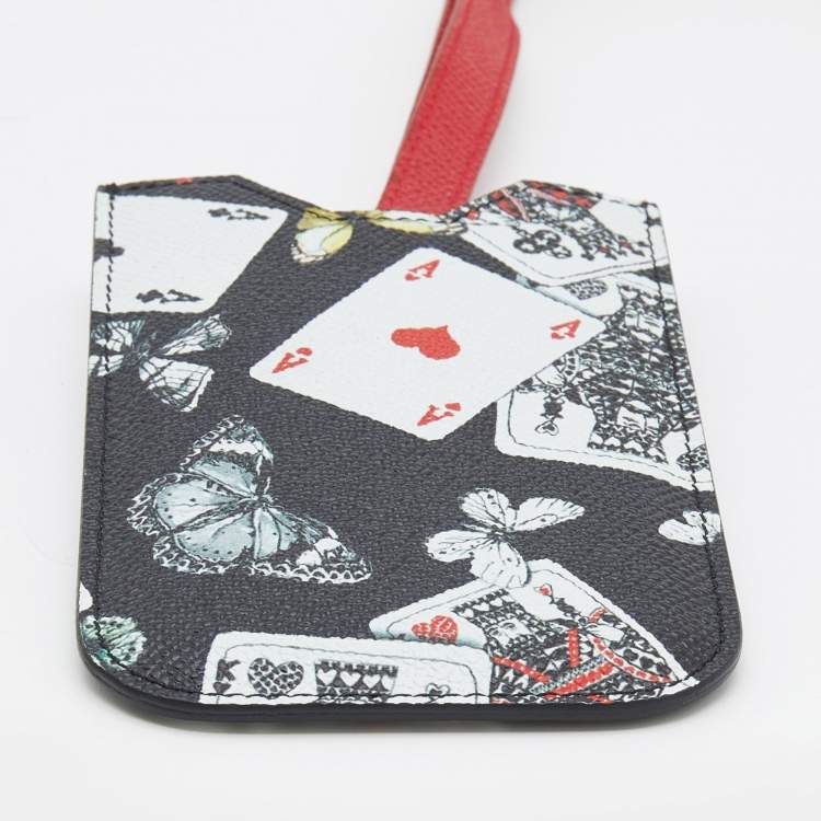 Pre Owned Dolce & Gabbana Multicolor Leather Neck Phone Holder