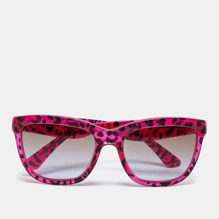 Pink leopard print sunglasses online