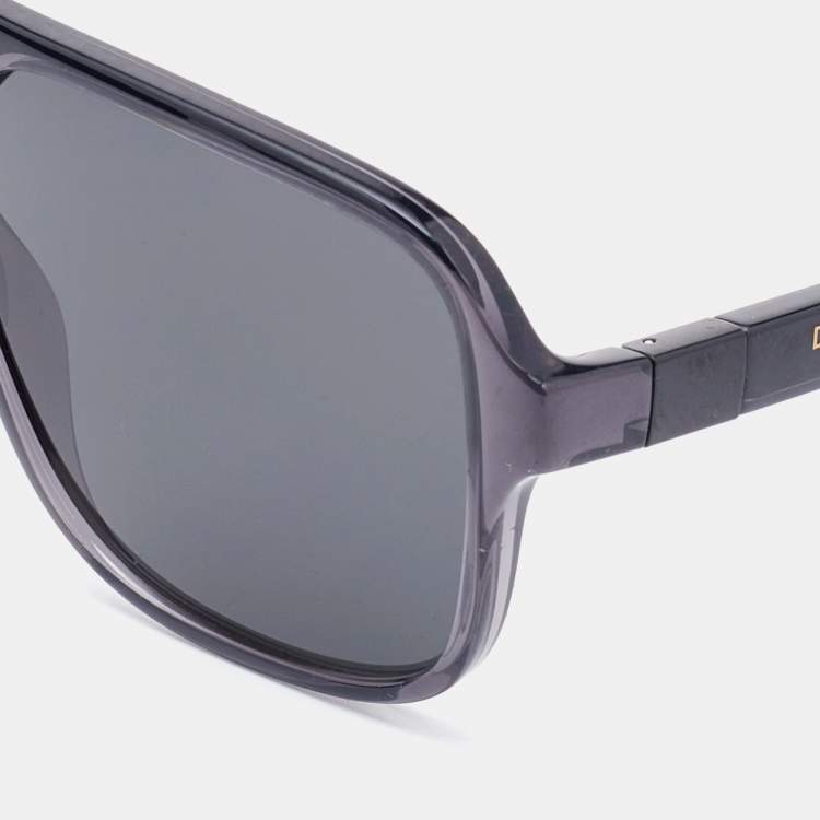 Pre Owned Dolce & Gabbana Black/Grey DG6134 Square Sunglasses