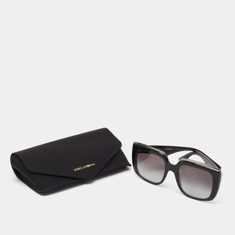 مملوكة مسبقًا Dolce & Gabbana Black DG4414 Square Sunglasses