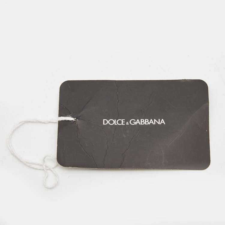Pre Owned Dolce & Gabbana Pink/Black Pineapple Print Leather Phone Cover