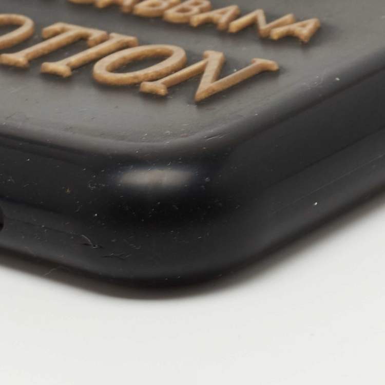 Pre Owned Dolce & Gabbana Black Rubber Devotion iPhone 11 Pro Max Cover