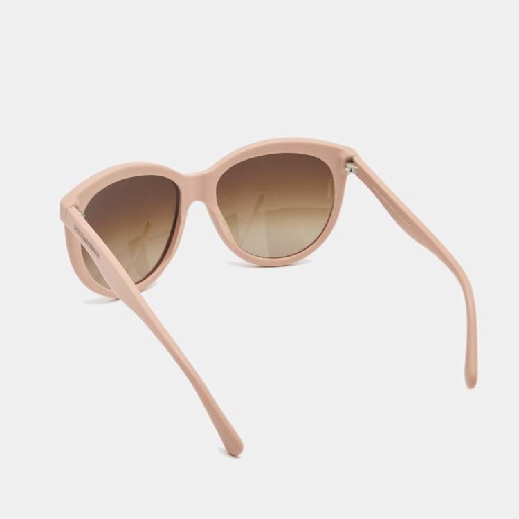 Pre Owned Dolce & Gabbana Matte Pink Gradient Sunglasses