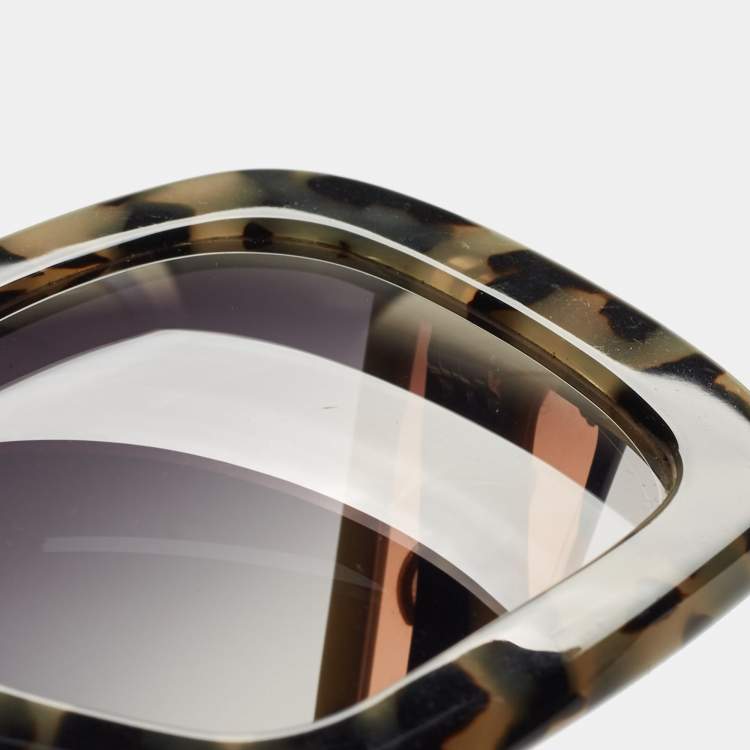 Pre Owned Dolce & Gabbana Multicolor Printed Gradient Square Sunglasses