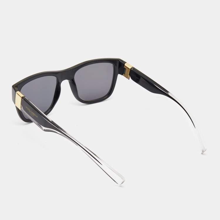 Pre Owned Dolce & Gabbana Black DG6132 Wayfarer Sunglasses