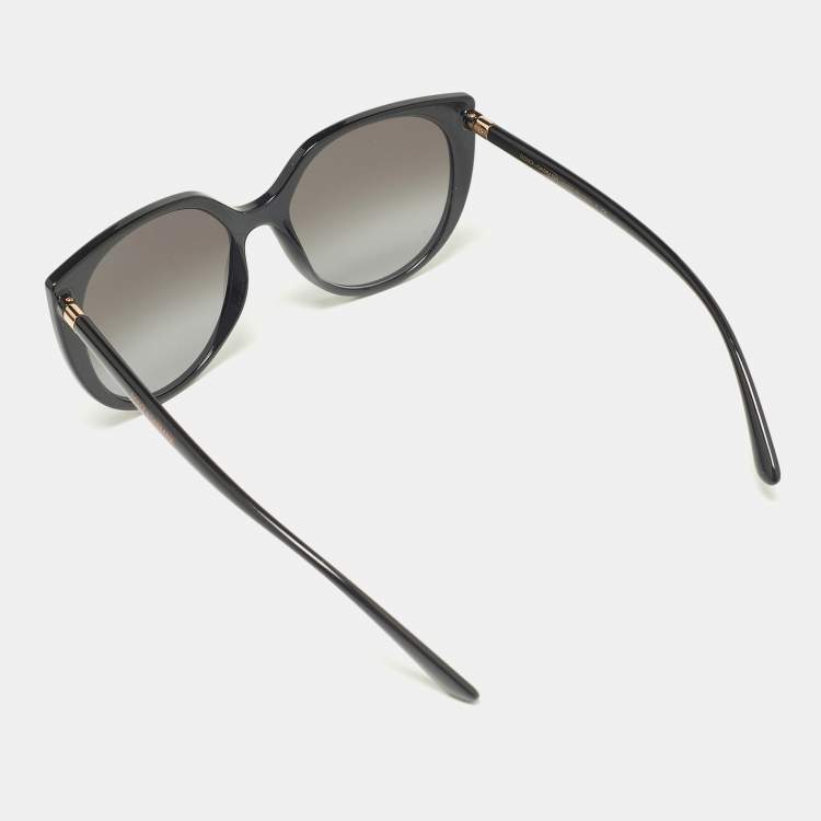 Pre Owned Dolce & Gabbana Black/Grey DG6119 Cat Eye Sunglasses