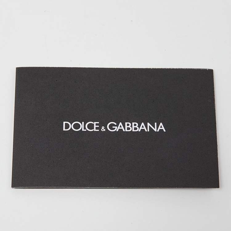 Pre Owned Dolce & Gabbana Grey Lizard Embossed Leather iPhone 6 Cover