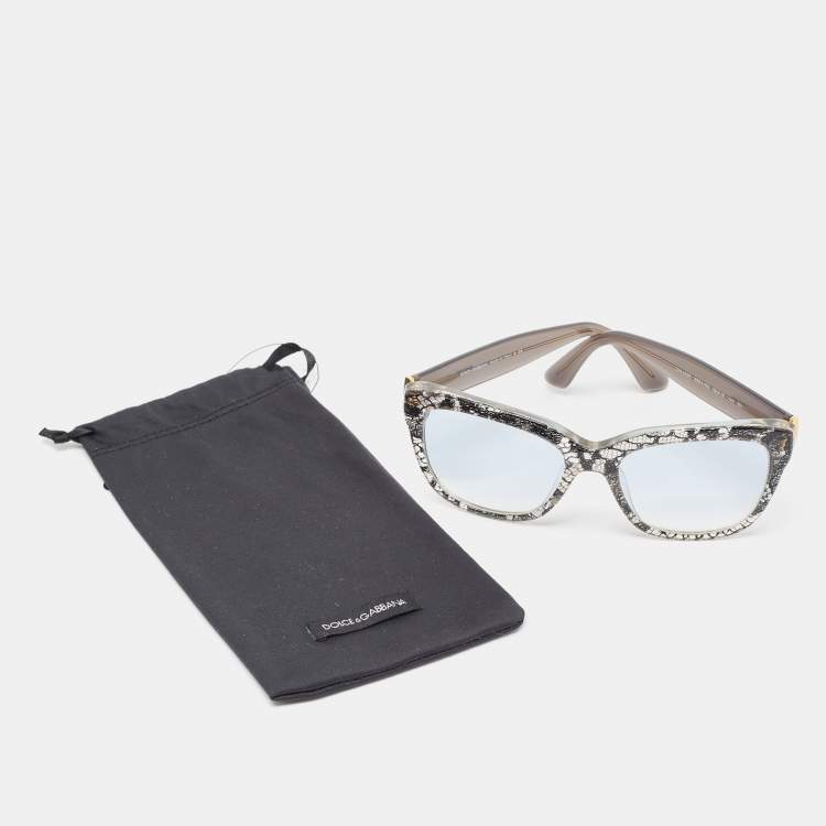 Pre Owned Dolce & Gabbana Blue Gradient DG4226 Wayfarer Sunglasses 