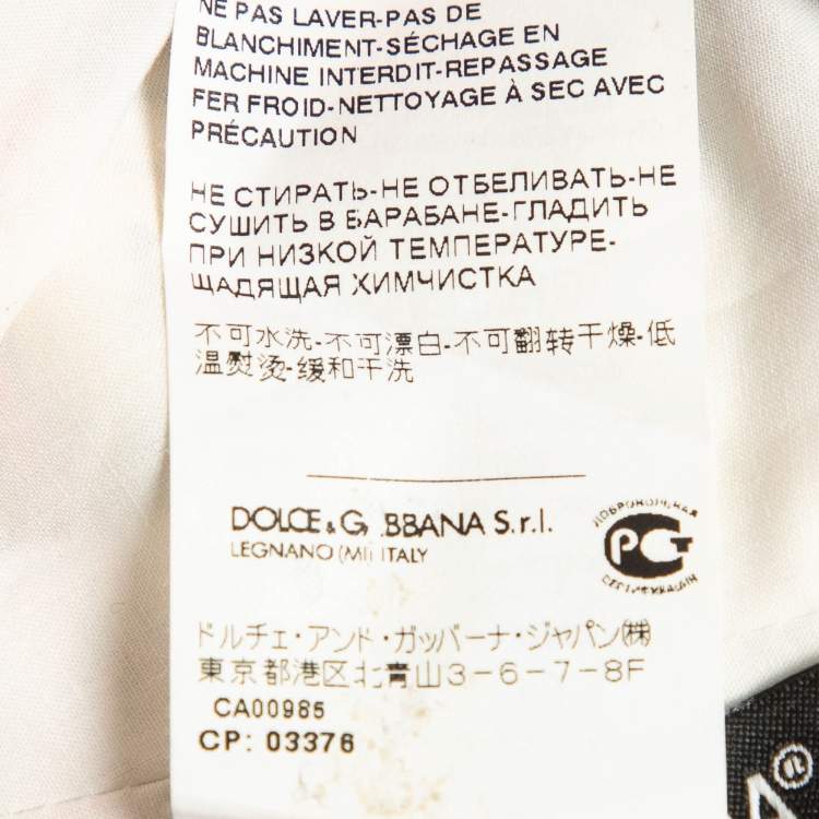 Pre Owned Dolce & Gabbana Multicolor Majolica Print Cotton Crop Top XS