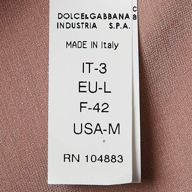 مملوكة مسبقًا Dolce & Gabbana Pink Lace Trim Stretch Satin Camisole Top M