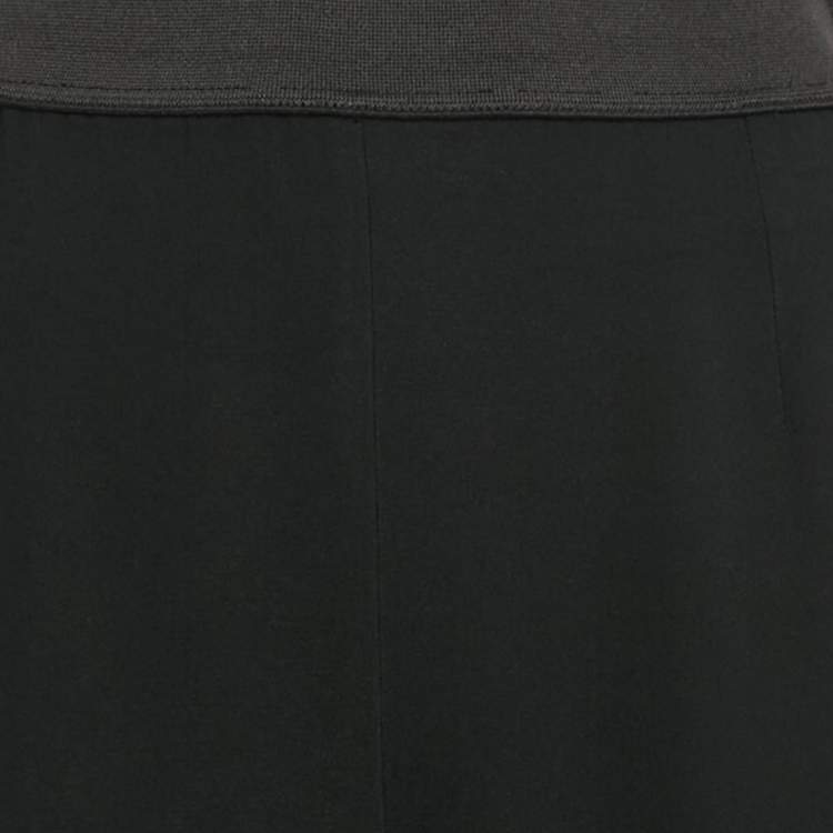 Pre Owned Dolce & Gabbana Black Stretch Crepe Skinny Pants L