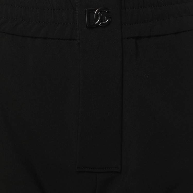 Pre Owned Dolce & Gabbana Black Cotton Jogger XS