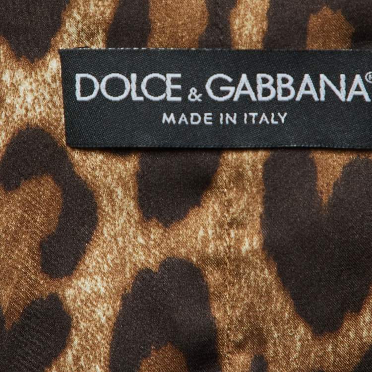 Pre Owned Dolce & Gabbana Dark Grey Stripe Wool Blend Vest S